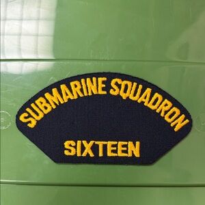 Submarine Squadron Sixteen embroidered naval Patch